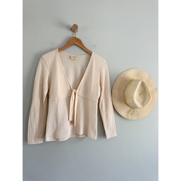 Sézane | Sezane | Cyrielle Top in Ecru Cream/Ivory | Sz M - Picture 2 of 9